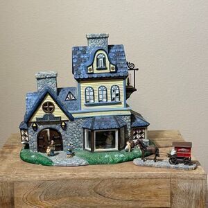 Olde World Village Partylite Exclusive The Candle Shoppe #1 Ceramic Tea Light